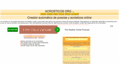 Desktop Screenshot of acrosticos.org